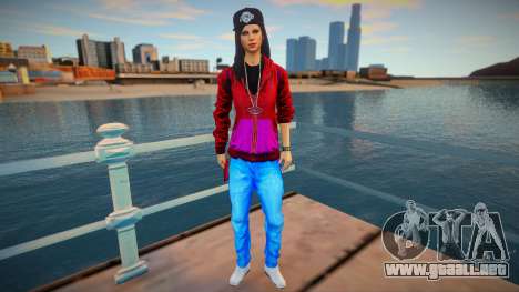 Swag girl in blue jeans para GTA San Andreas