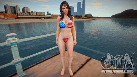 DC Wonder Woman Patriot v2 para GTA San Andreas