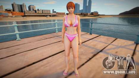 Kasumi pink bikini para GTA San Andreas