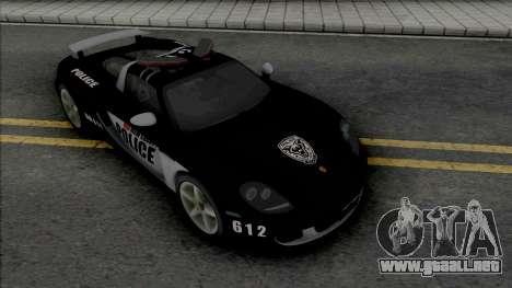Porsche Carrera GT 2004 Police para GTA San Andreas