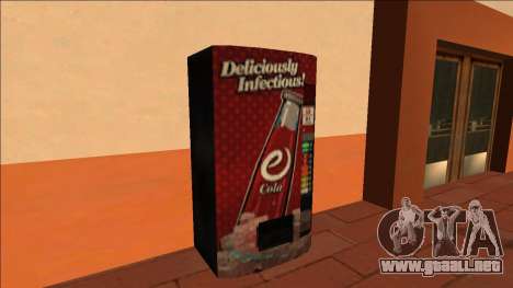 eCola Vending Machine and Can para GTA San Andreas
