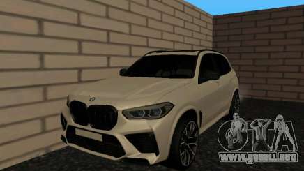 BMW X5M F95 White Plates para GTA San Andreas