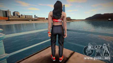 GTA Online Skin Ramdon Female Latin 1 Fashion v2 para GTA San Andreas