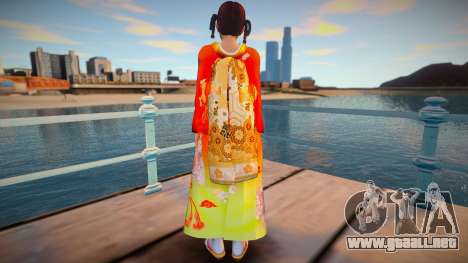 Lei Fang Furisode Kimono Crimson para GTA San Andreas