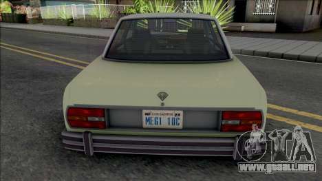 GTA V Benefactor Glendale [IVF] para GTA San Andreas