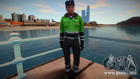 Policía de tráfico privado con uniforme de invie para GTA San Andreas