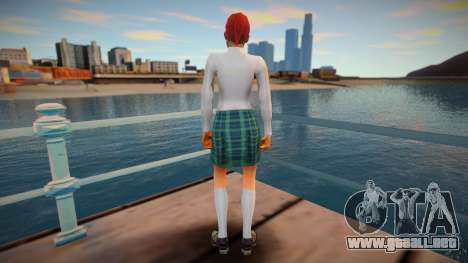 Hermosa chica en falda para GTA San Andreas