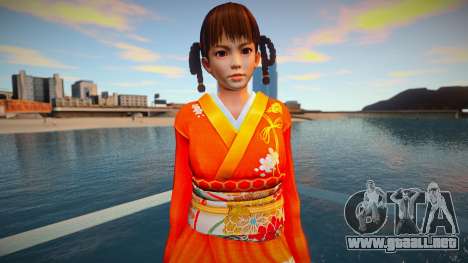 Lei Fang Furisode Kimono Crimson para GTA San Andreas