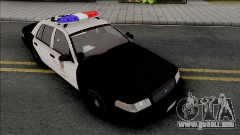 Ford Crown Victoria 2000 CVPI LAPD (Vista Light) para GTA San Andreas