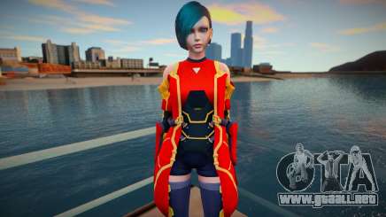 Zero Flaming Suit - Cyber Hunter para GTA San Andreas