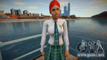 Hermosa chica en falda para GTA San Andreas