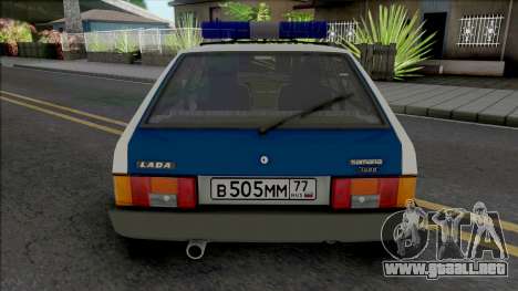 VAZ-2109 Milicia de Moscú de los años 90 para GTA San Andreas