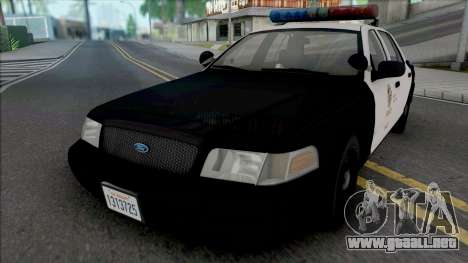 Ford Crown Victoria 2000 CVPI LAPD PMF para GTA San Andreas