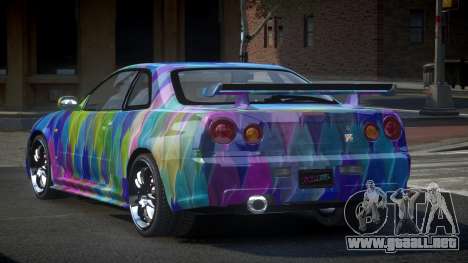 Nissan Skyline R34 BS Qz S4 para GTA 4