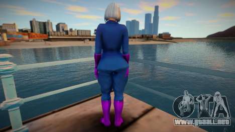 KOF Soldier Girl Different - Blue 4 para GTA San Andreas