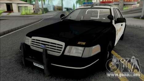 Ford Crown Victoria 1998 CVPI LACSD para GTA San Andreas