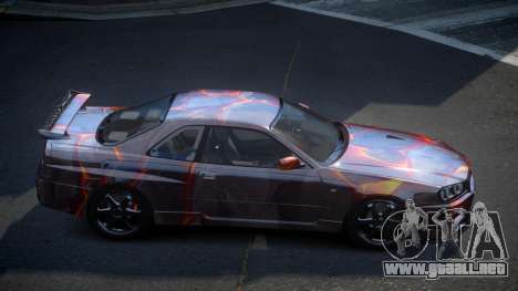 Nissan Skyline R34 PS-I S8 para GTA 4