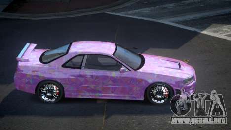 Nissan Skyline R34 BS Qz S6 para GTA 4