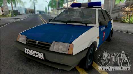 VAZ-2109 Milicia de Moscú de los años 90 para GTA San Andreas