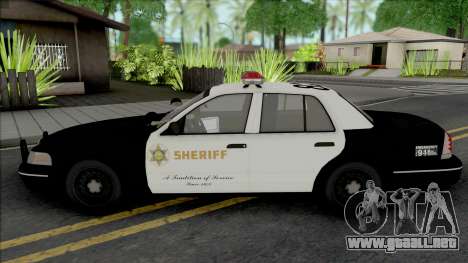 Ford Crown Victoria 1998 CVPI LACSD para GTA San Andreas