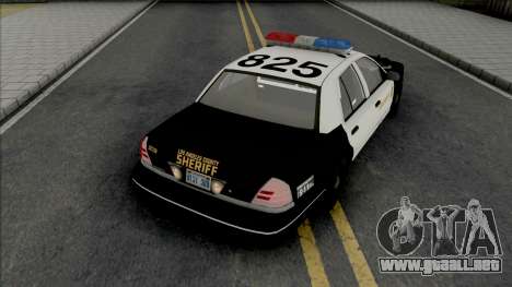 Ford Crown Victoria 1998 CVPI LACSD para GTA San Andreas