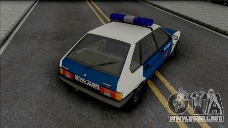 VAZ-2109 Milicia de Moscú de los años 90 para GTA San Andreas