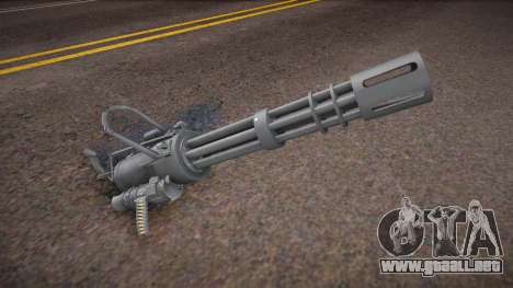 Remastered minigun para GTA San Andreas