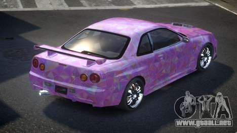 Nissan Skyline R34 BS Qz S6 para GTA 4