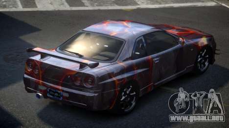 Nissan Skyline R34 PS-I S8 para GTA 4