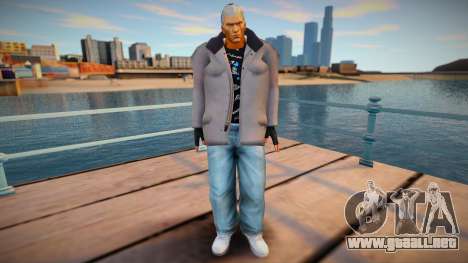 Tekken Bryan Puffy Coat Meshmod para GTA San Andreas