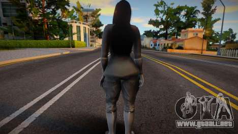 Skyrim Monki Sexy Black Soldier - Topless 1 para GTA San Andreas