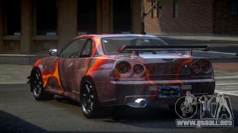 Nissan Skyline R34 PS-I S8 para GTA 4