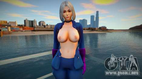 KOF Soldier Girl Different - Topless Blue 1 para GTA San Andreas