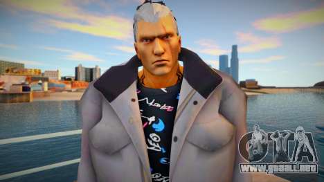 Tekken Bryan Puffy Coat Meshmod para GTA San Andreas