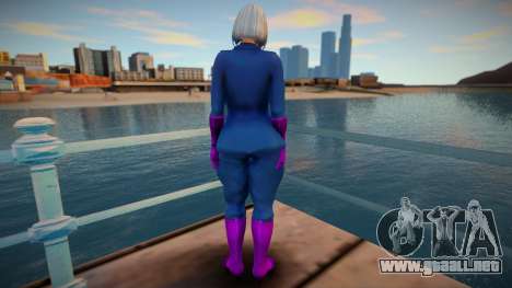 KOF Soldier Girl Different - Topless Blue 1 para GTA San Andreas