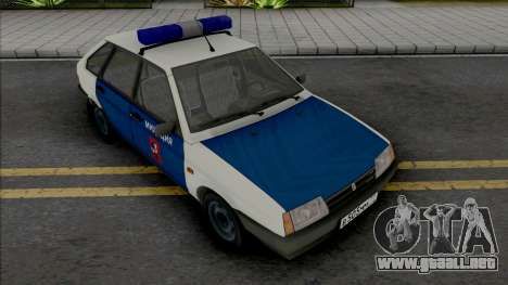 VAZ-2109 Milicia de Moscú de los años 90 para GTA San Andreas