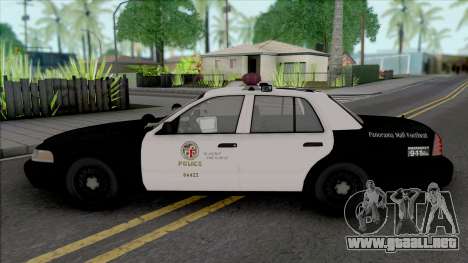 Ford Crown Victoria 2000 CVPI LAPD PMF para GTA San Andreas