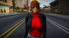 DOA Kasumi Asianed Red Jacket v1 para GTA San Andreas