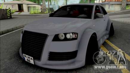 Audi A3 Heavy Tuning para GTA San Andreas