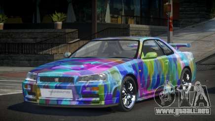 Nissan Skyline R34 BS Qz S4 para GTA 4