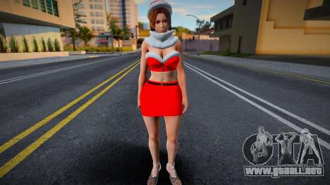 Mai Shiranui Berry Burberry Christmas Special 2 para GTA San Andreas