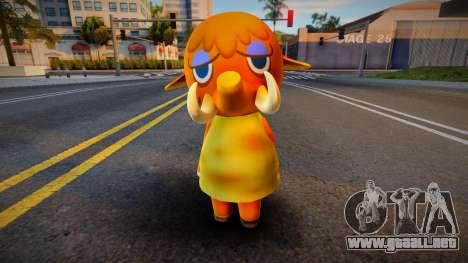 Tucker - Animal Crossing Elephant para GTA San Andreas