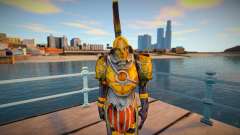Grunt (Golden Armor) God of War 3 para GTA San Andreas