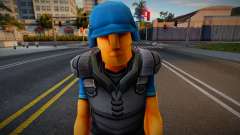 Toon Soldiers (Blue) para GTA San Andreas