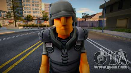 Toon Soldiers (Grey) para GTA San Andreas