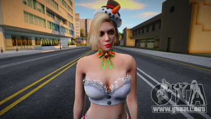 Rubia con ropa de Año Nuevo 1 para GTA San Andreas