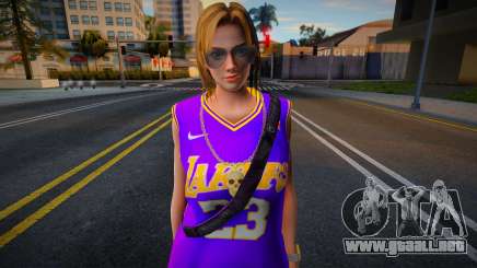 Tina Armstrong Fashion Lakers Ourstorys Jersey 3 para GTA San Andreas