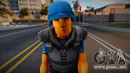 Toon Soldiers (Blue) para GTA San Andreas