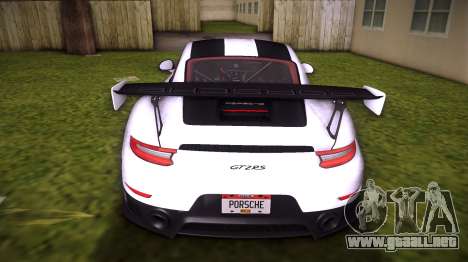 Porsche 911 GT2 RS Weissach Package para GTA Vice City