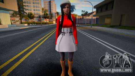 Monki Red Dress 2 para GTA San Andreas